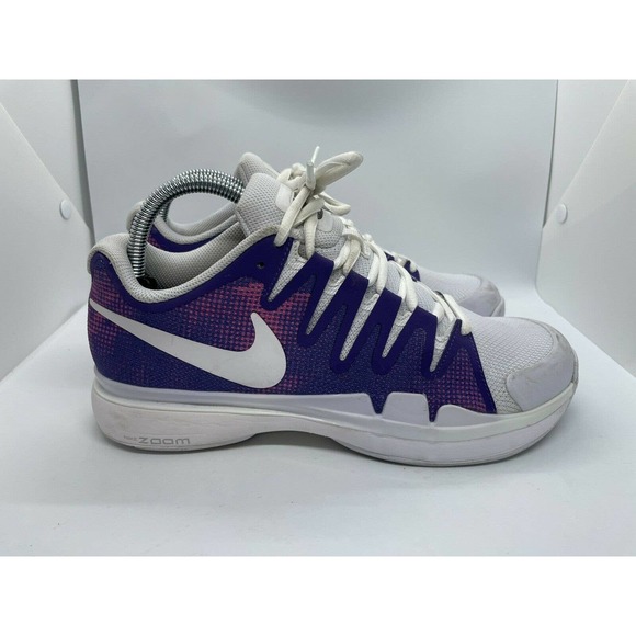 Nike Other - Women’s Nike Vapor 9.5 Tour White/Purple Size 8 Tennis Court Shoes Nike ID
